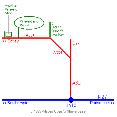 Map Wickham Vineyard