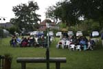 A chilled audience at Rose ... oops ... Holly Cottage