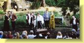 The first confrontation between the Montagus and the Capulets